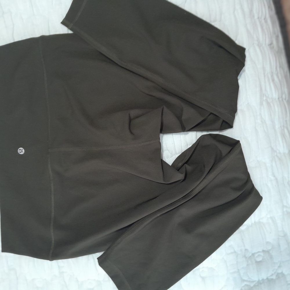 lululemon athletica Dark Olive Leggings